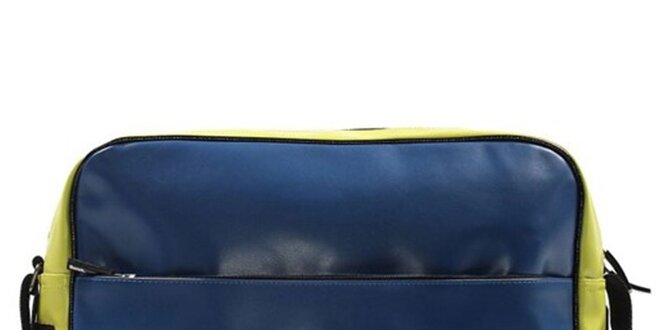 Modro-žltá taška cez rameno Bench