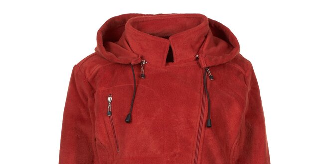 Dámska červená fleecová bunda Utopik