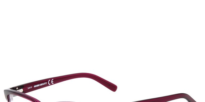 Dámske fialové transparentné okuliare Miss Sixty
