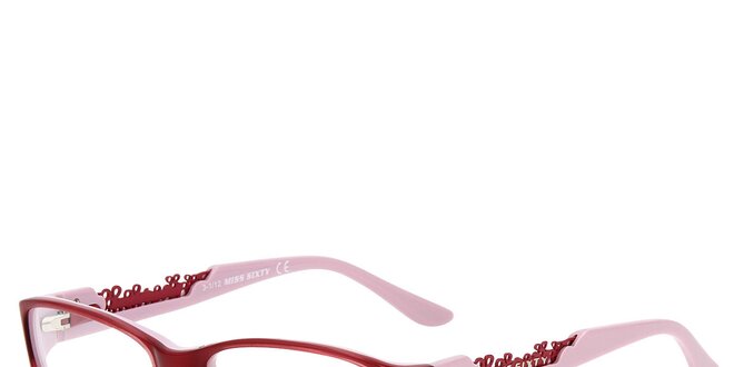 Dámske žuvačkovo ružové okuliare Miss Sixty