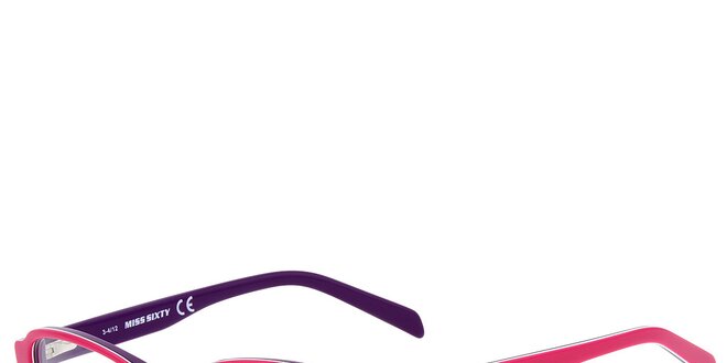 Dámske ružovo-fialové okuliare Miss Sixty