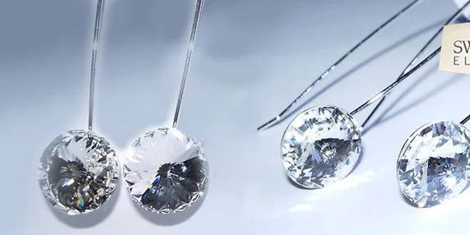 Náušnice Rivoli vyrobené zo Swarovski Elements