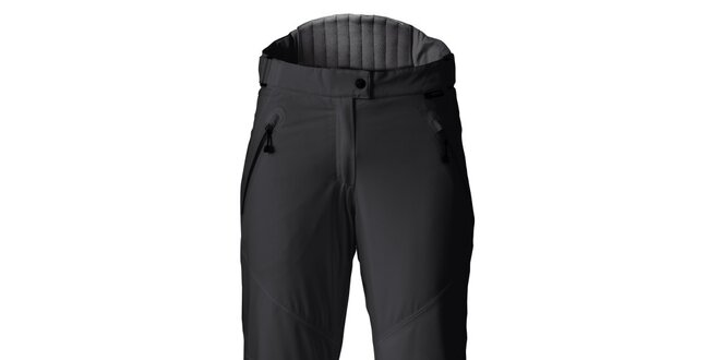 Dámske čierne lyžiarske nohavice s kontrastnými lemami Maier