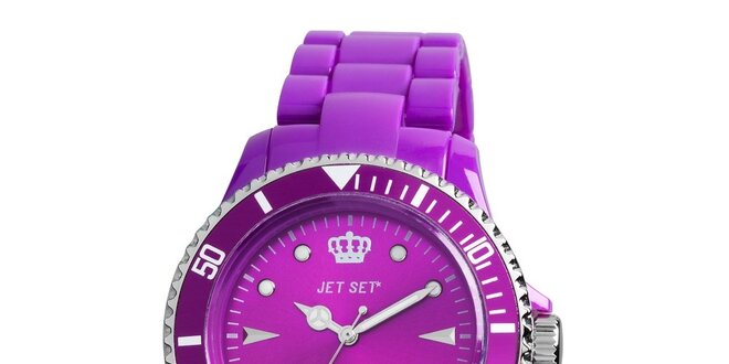 Dámske fialové hodinky Jet Set