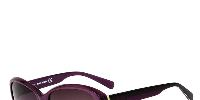 Dámske fialové plastové slnečné okuliare Miss Sixty