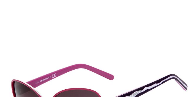 Dámske fialovo-ružové slnečné okuliare Miss Sixty