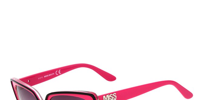 Dámske sýto ružové slnečné okuliare Miss Sixty