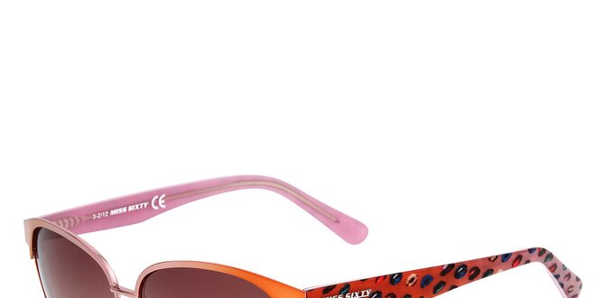 Dámske oranžovo-ružové slnečné okuliare Miss Sixty