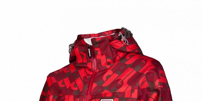 Dámska snowboardová bunda značky Envy v červenej farbe