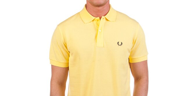Pánske žlté polo tričko Fred Perry