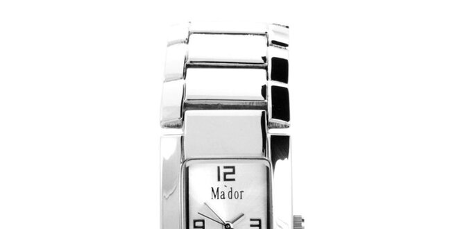 Dámske náramkové hodinky Ma´dor s bielym ciferníkom