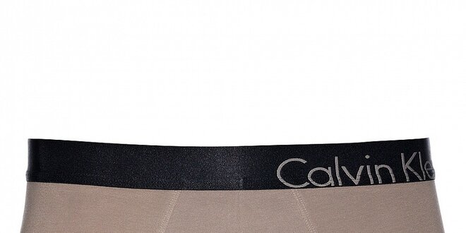 Pánske svetlo hnedé slipy Calvin Klein Underwear.