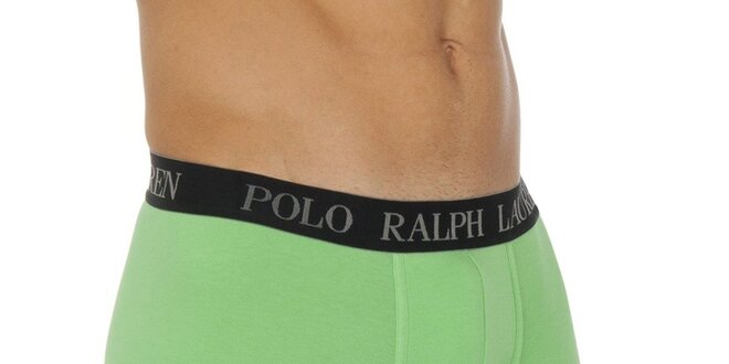 Pánske zelenkavé boxerky Ralph Lauren