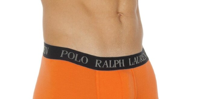 Pánske oranžové boxerky Ralph Lauren