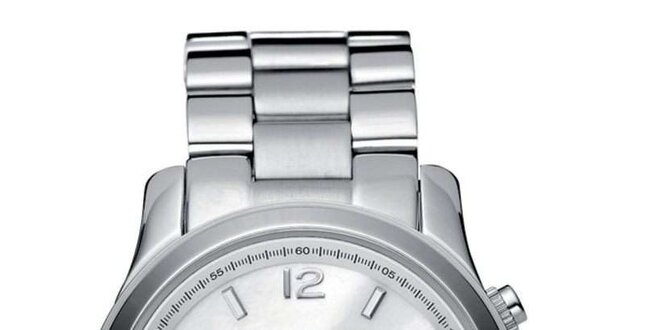 Dámske hodinky z ušľachtilej ocele s chronografom Michael Kors