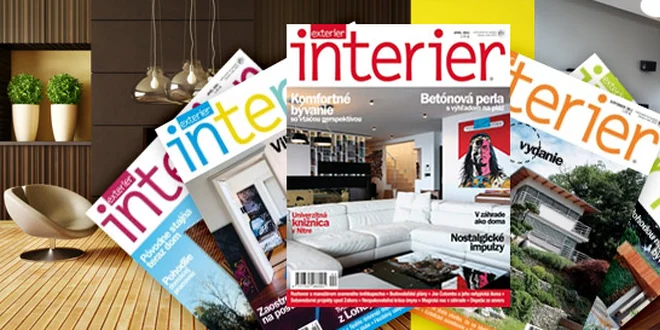 Polročné predplatné časopisu INTERIER/EXTERIER
