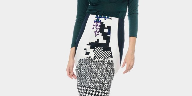 Dámska vzorovaná sukňa ODM Fashion