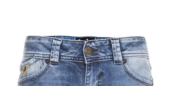 Dámske svetlo modré džínsové mini šortky Lois