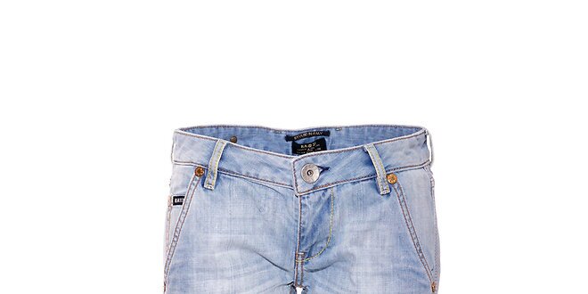 Dámske svetlo modré džínsové kraťasy značky Rare