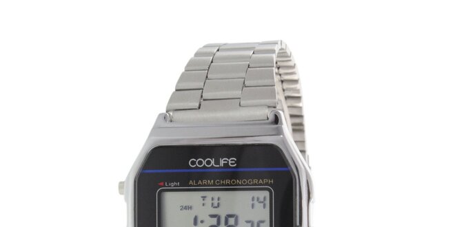 Oceľové digitálne hodinky COOLIFE