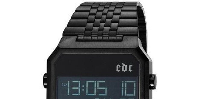 Čierne digitálne hodinky EDC by Esprit