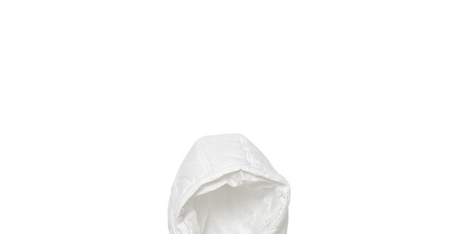 Detská biela zimná prešívaná bunda Buby