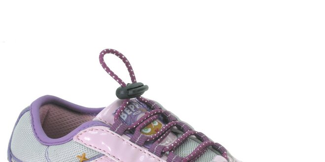Detské ružovo-fialové tenisky Beppi