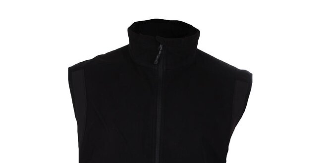 Pánska čierna softshellová vesta Trimm Drill