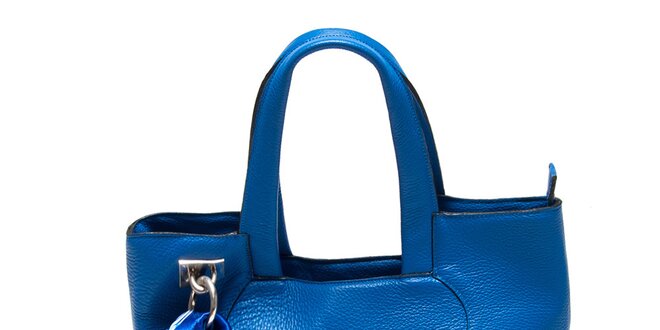 Dámska modrá kabelka so šatkou Renata Corsi