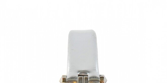 Dámske náramkové hodinky Gianfranco Ferré s brúsonými kamienkami a strieborným remienkom