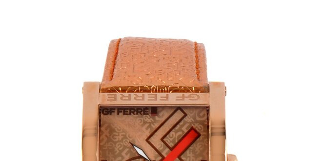 Dámske oceľové hodinky Gianfranco Ferré v odtieni ružového zlata