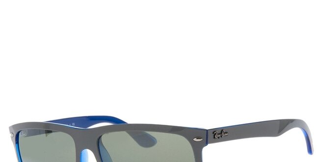 Pánske šedo-modré slnečné okuliare Ray-Ban
