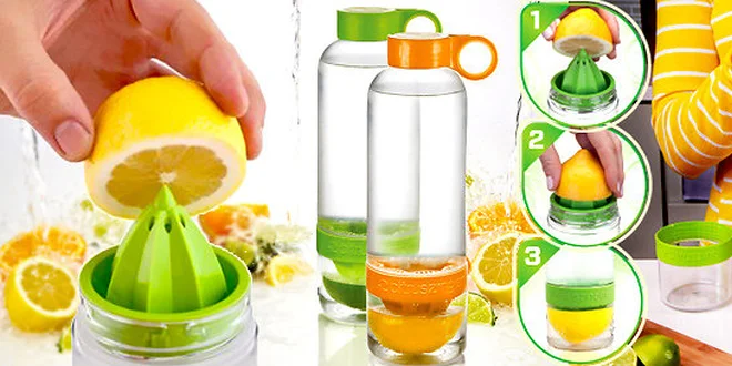 Fľaša CitrusZinger na výrobu citronády