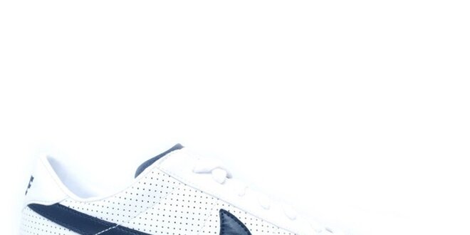 Pánske biele tenisky s modrým logom Nike