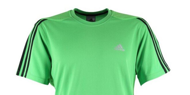 Pánske zelené tričko s krátkym rukávom Adidas