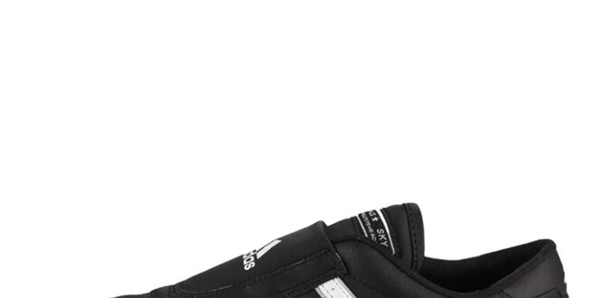 Pánske čierne prešívané tenisky Adidas