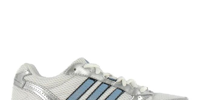 Pánske bielo-strieborno-svetlo modré tenisky Adidas