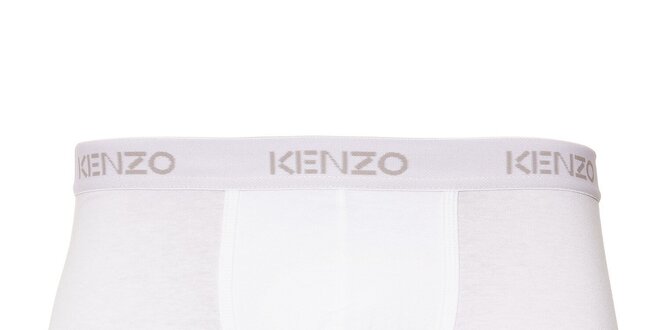 Pánske biele elastické slipy Kenzo