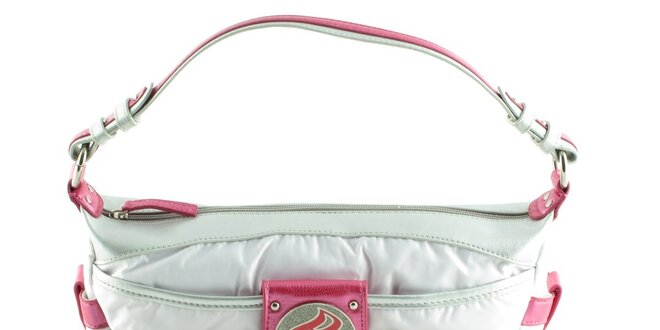 Dámska malá bielo-ružová kabelka Rocawear