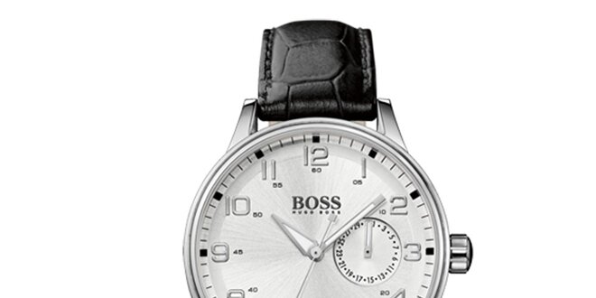 Dámske analógové hodinky s koženým remienkom Hugo Boss
