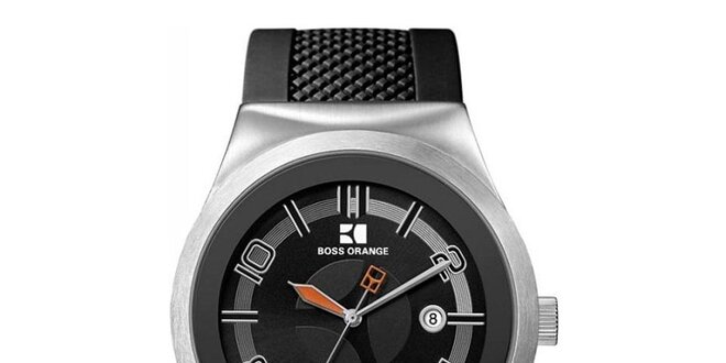 Pánske hodinky s čiernym ciferníkom Hugo Boss Orange