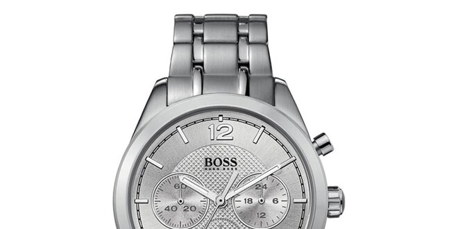 Pánske oceľové hodinky s chronografom Hugo Boss