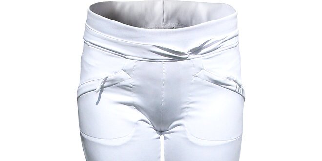 Dámske biele športové nohavice ALEA