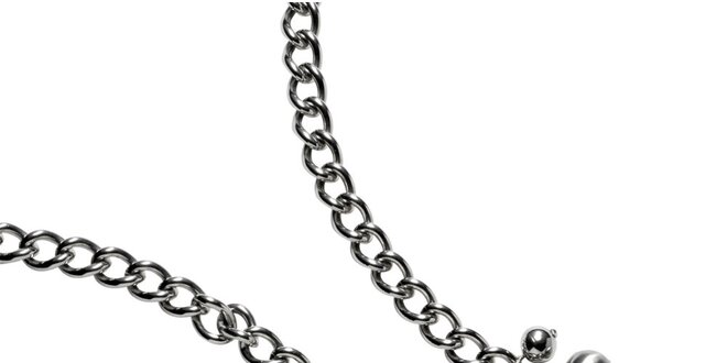 Dámsky náhrdelník s guličkovými príveskami DKNY