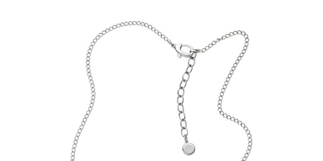 Dámsky náhrdelník s príveskom a zirkónmi DKNY