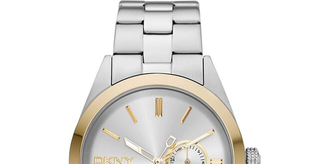 Dámske oceľové hodinky v striebornej farbe DKNY