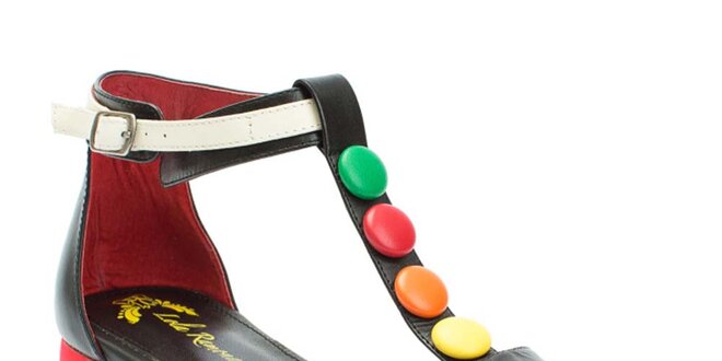 Dámske sandále na platforme s lentilkami Lola Ramona