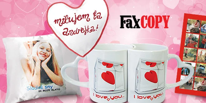 Valentínske FOTOdarčeky vo FaxCOPY