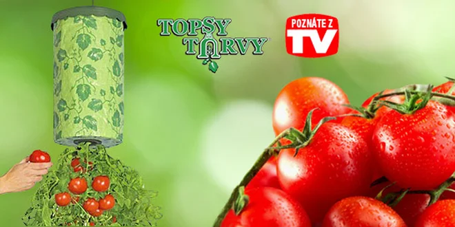 Topsy Turvy na domáce pestovanie rajčín