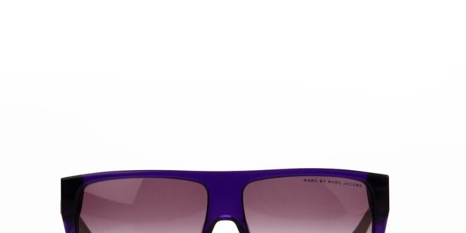 Unisex fialovo-zelené okuliare s bodkami Marc Jacobs